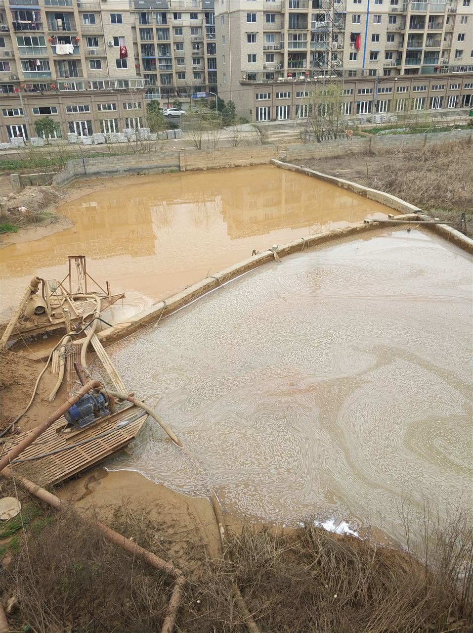 干河街道沉淀池淤泥清理-厂区废水池淤泥清淤
