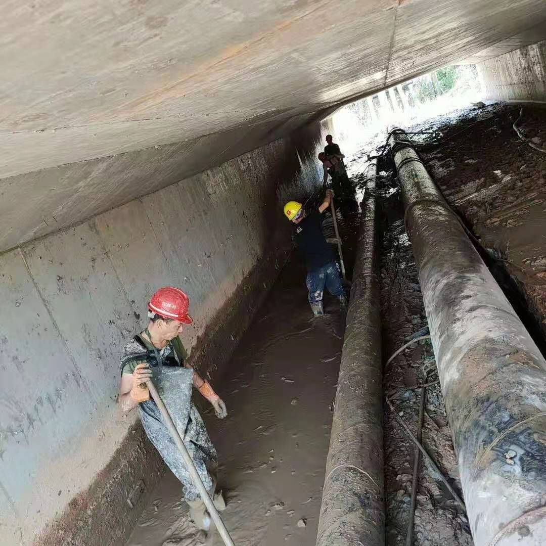 干河街道工业管道清淤